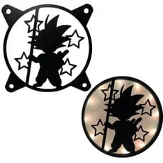 Grade personalizada para cooler Dragon Ball Goku Crianca Grade Fan Fan Gride PC Gamer Acessórios