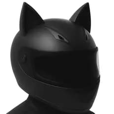 Orelha De Gato Acessório Para Capacete Fixar Dupla Face orelhinhas gatinho