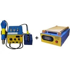 Kit maquinas yaxun Estação de solda 881D 110v 220v/  Separadora 943c Bivolt.