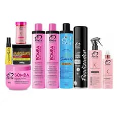 Super Kit Bomba de Vitaminas Force Cosméticos – Crescimento, Força e Nutrição Completa! (10 Itens)