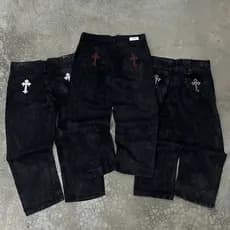 Calça Baggy Balão Jeans "Cruz" Premium StreetWear