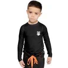 Rash Guard Infantil Proteção UV Manga Longa Segunda Pele Unissex Secagem Rápida Original Gorilla