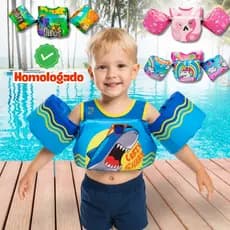 Boia Infantil Criança Colete Homologado Marinha Até 25kg Não Fura