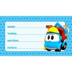 20 ETIQUETAS ESCOLAR LEO O CAMINHÃO 2026 - KIT COM 20 ADESIVOS ESCOLAR DO  LEO O CAMINHÃO