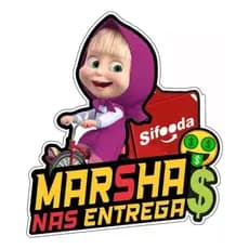Adesivo Masha nas entregas 2 unidades