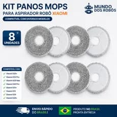 PANO MOP ASPIRADOR ROBO XIAOMI S10 S20 X20+ X20PRO X20 MAX S40 PRO KIT MICROFIBRA PREMIUM