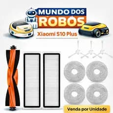 Acessórios Robô Aspirador Xiaomi S10 Plus Filtro HEPA Mop Escovas Peças Reposição