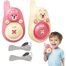 Kit 2 Brinquedo Walkie-Talkie Rádio Comunicador Infantil