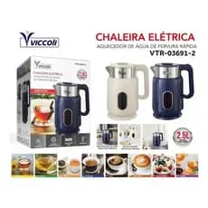 Garrafa Chaleira Elétrica 2.5l Desliga Automáti Viccoli 110V