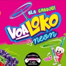 Caixa com 30 Unidades Pirulito Dip Loko Neon Voa Loko Brilha No Escuro