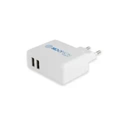 Carregador de Tomada 2.4A USB 2 Portas Bivolt Hoopson CEL-06