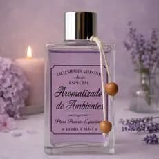 Perfume de casa Difusor Aromatizador de ambientes Lavanda vidro 200ml longa duração