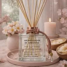 Aromatizador de Ambiente Premium 200ml | Difusor com Varetas | Perfume de Longa Duração