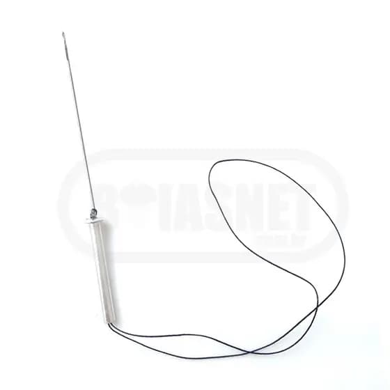 Agulha Para Anzol Duplo de Pesca, Iscas Vivas, Caranguejos, Peixes - 2pçs