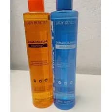 Água micelar + demaquilante bifásico Lady Beauty com 310ml cada
