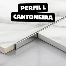 Perfil L Filet Soleira Cantoneira Aço inox 1M Envio Rapido