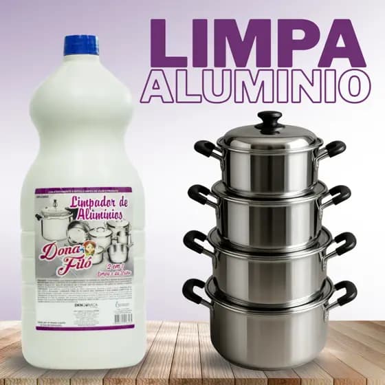 LIMPA ALUMINIOS CONCENTRADO LIMPA ALUMINIOS PROFISSIONAL ENVIO RAPIDO