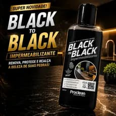 Revitalizador Mármore Granito Black To Black 140ml Restaurador Brilho Pedra Natural granito preto