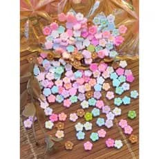 100/50 Flor 3D 6mm Nailart/artesanato