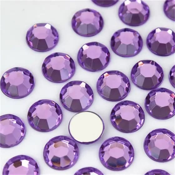200 Strass Chaton acrílico 4mm ss16/ 3mm ss10
