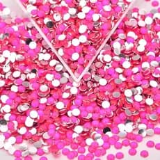 300pçs Chaton 3mm Strass acrílico Neon