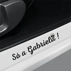 Adesivo Nome Personalizado Carro Moto Caminhão Casal 30cm