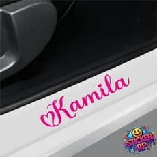 Adesivo com Nome Personalizado Adesivos de Vinil Nomes Personalizados com Coração Carro Moto Brindes