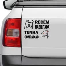Adesivos Recém Habilitada Flork Tenha Compaixão Adesivos Carro