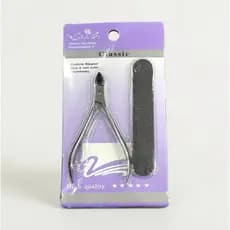 Kit Alicate De Unha + Lixa De Unhas Manicure Pedicure