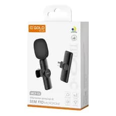 Microfone De Lapela A'gold Mcf-03 Lapela Duplo Tipo C