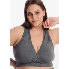 Top Fitness Plus Size Cropped de Academia com Sustentação Roupa de Academia