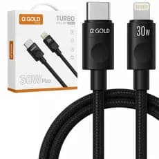 Cabo iPhone Turbo Tipo C Usb-c Lightinig 30w 1m iPhones 6 7 8 Plus X XR XS MAX 11 12 13 14 PRO MAX