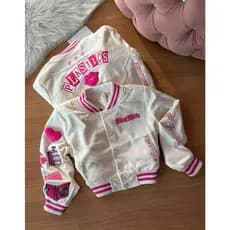 Casaco Feminino Moda Jovem College Touca Removível Luxo