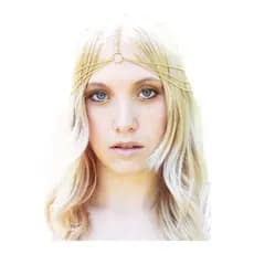 Headchain dourada folheada