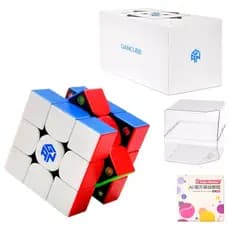 GAN 356 M Cubo Magnético de Velocidade, 3x3x3 Cubo Mágico Liso e Rápido Sem Adesivo, Puzzle Cube Toy Gift
