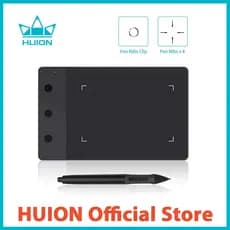 Huion H420 Tablet Gráfico 4 x 2,3 Polegadas 3 Express Chaves USB OSU  Com Caneta Digital Suporta Windows & Mac OS