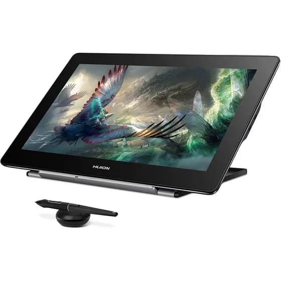 Tela HUION Kamvas Pro 16 Plus 4K 145 % sRGB Pen Display Para PC , Mac , Android Com Suporte