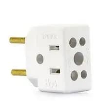 kit com 3 pino de tomada adaptador benjamin bob esponja  T plug 3 saidas 10a