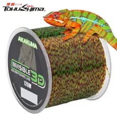 120M 3D Linha De Pesca À Vista Invisível Monofilamento Carpa Nylon Peixe Fio De Alta Qualidade Anti-curling Fishing Line