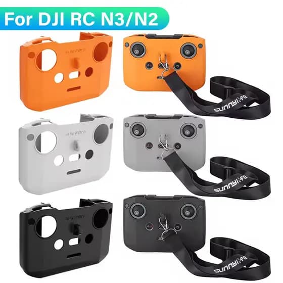 Capa De Silicone Para DJI RC N3/N2/N1 , Protetora À Prova De Poeira Com Alça Neo/Air 3S/Mini 4 Pro 4K , Acessórios Drone