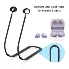 Alça Anti-Perda Para Earbuds Galaxy Buds 2 De Silicone Macia Skid Somente Samsung