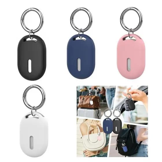 Capa Protetora De Silicone Líquido Para Xiaomi Tag Macia Anti-Risco Escudo À Prova De Choque Perdido Rastreamento Protet