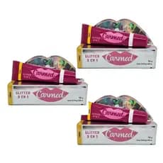 Kit 3 Carmed's Glitter 3x1 Holográfico tutti frutti A Make da Carmed Promoção Original