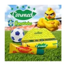 Carmed Canarinho Edição Especial Rara - Hidratante Labial Sabor Frutas - Pronta Entrega Brasil