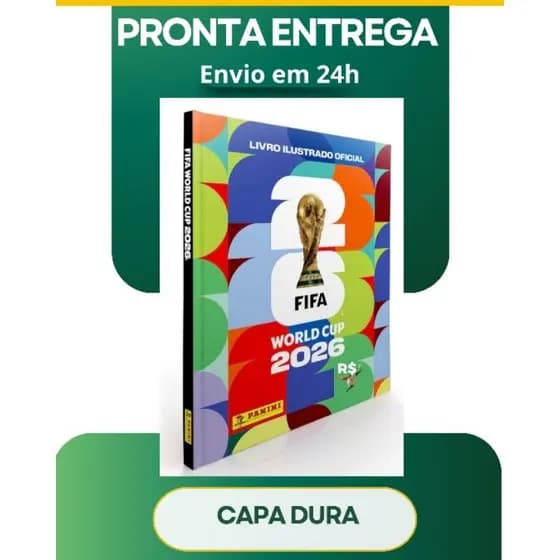 Álbum Oficial Copa do Mundo Fifa 2026 PRONTA ENTREGA Original Com Opção de Figurinhas