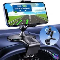Suporte De Navegação Para Carro De Telefone Celular Universal De Rotação 360 Graus