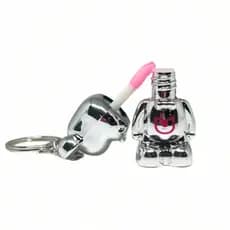 LIP OIL METALIC BEAR COM CHAVEIRO MIA MAKE
