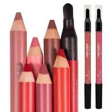 Kit 6 Unidades Lápis Labial com Píncel Esfumador Mia Make