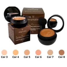 BASE MOUSSE COM ESPONJA APLICADORA MIA MAKE