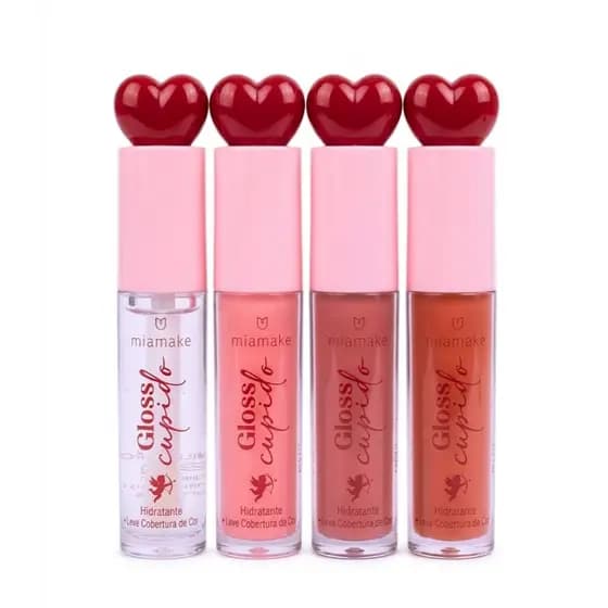 Mia Make Gloss Cupido Hidratante Leve Cobertura de Cor